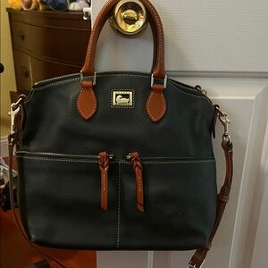 Dooney & Bourke Forest Green Leather Tag